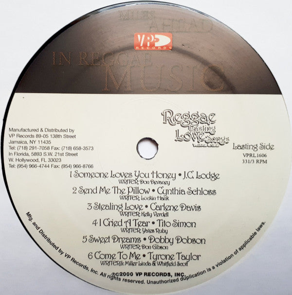 Various - Reggae Lasting Love Songs (LP, Comp)