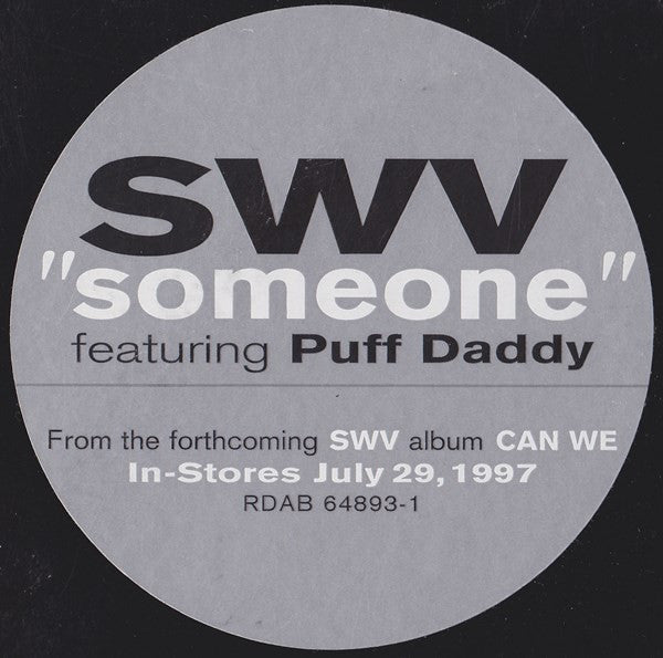 SWV - Someone (12", Promo)