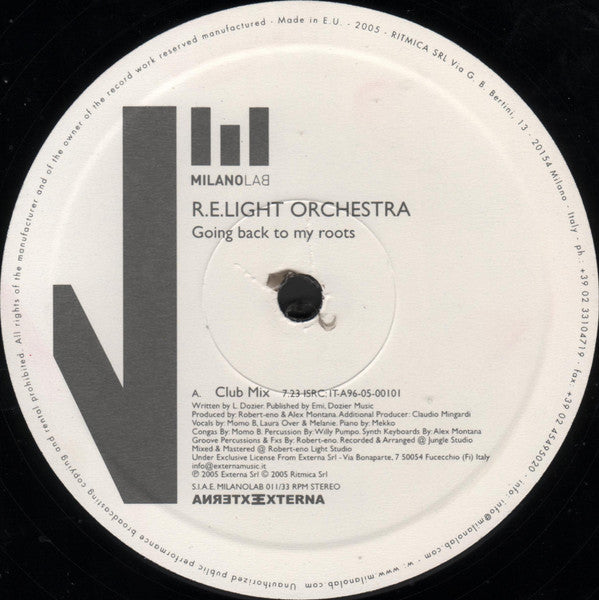 R.E.Light Orchestra - Going Back To My Roots (12")