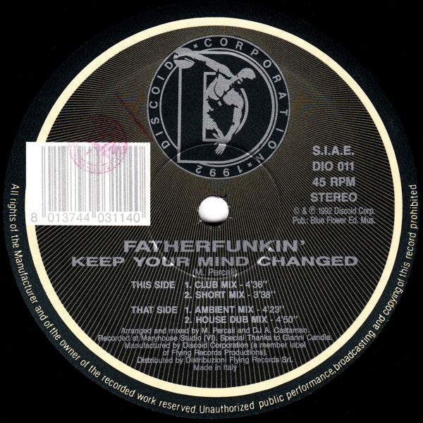 Fatherfunkin'* - Keep Your Mind Changed (12"")