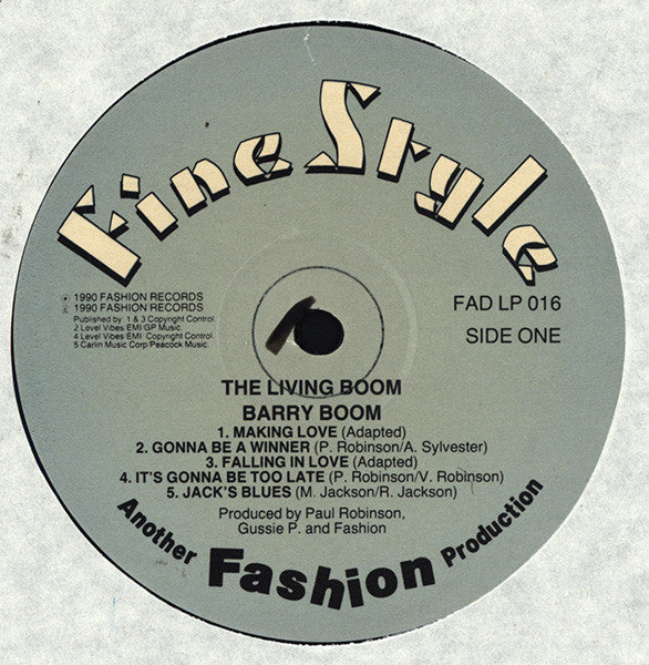Barry Boom - The Living Boom (LP, Album)