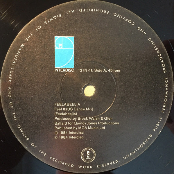Feelabeelia - Feel It (12"")
