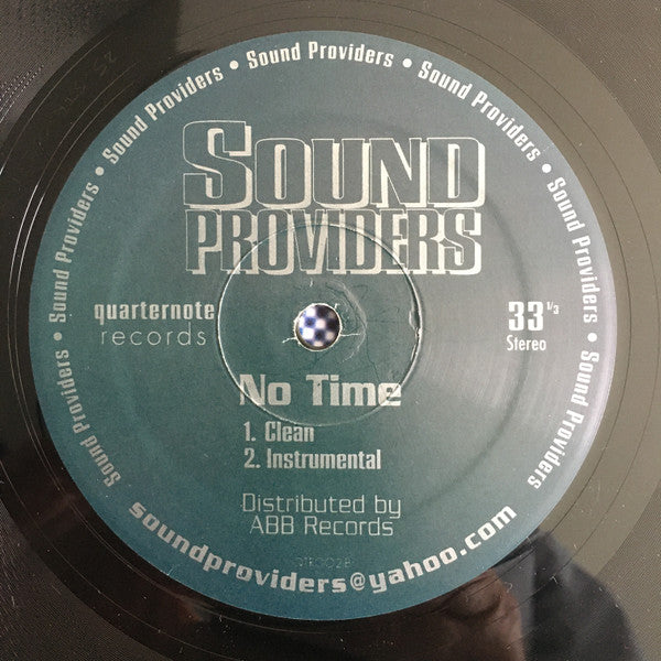 Sound Providers - Get Down / No Time (12"")