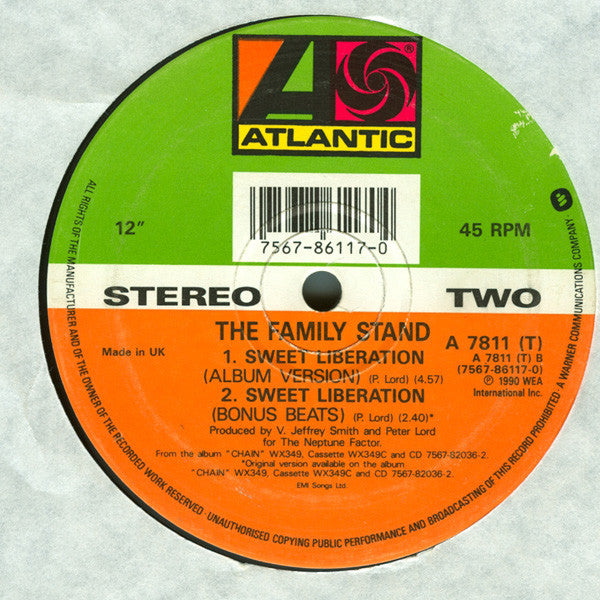 The Family Stand - Sweet Liberation (12"")