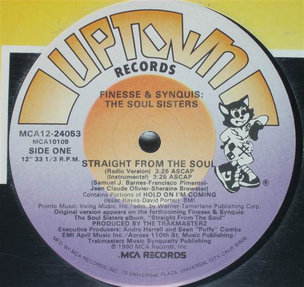 Finesse & Synquis - Straight From The Soul (12"")