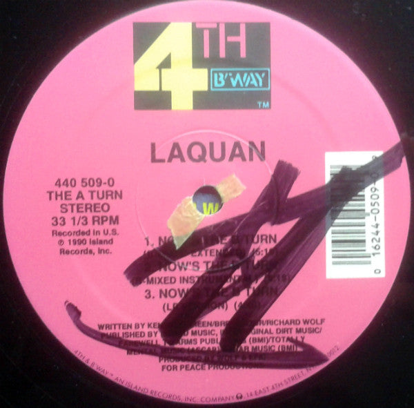 Laquan - Now's The B-Turn (12"", Single)