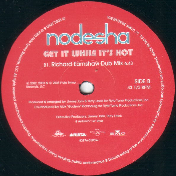 Nodesha - Get It While It's Hot (12"")