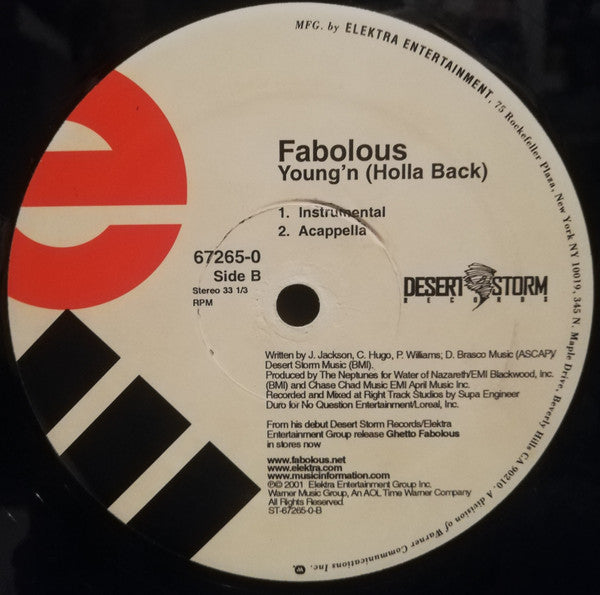 Fabolous - Young'n (Holla Back) (12"", Single)
