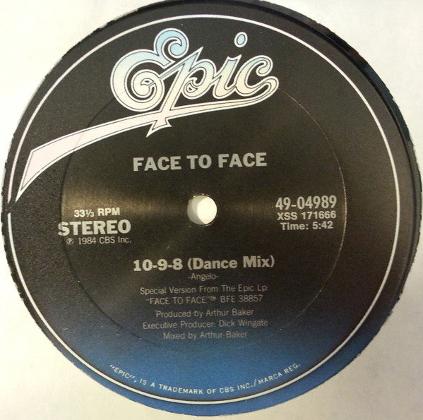 Face To Face (3) - 10-9-8 (12"")