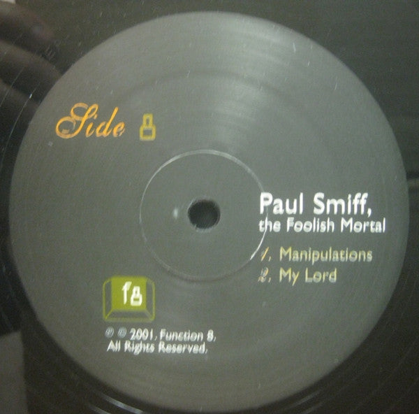 Paul Smiff, The Foolish Mortal* - Season Of The Zebra (12"")