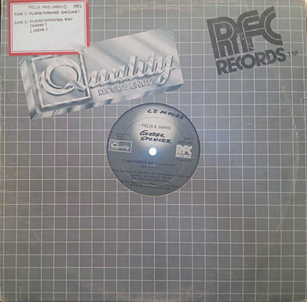 Felix & Jarvis - Flamethrower Rap (12"")