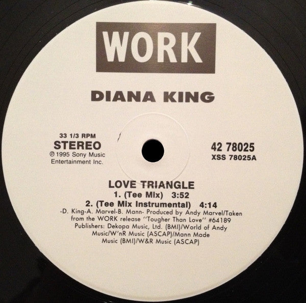 Diana King - Love Triangle (12"")