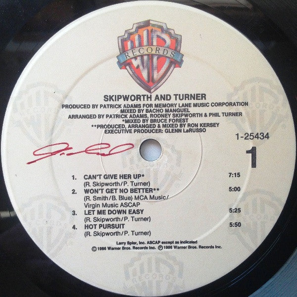 Skipworth And Turner* - Skipworth And Turner (LP, Album)