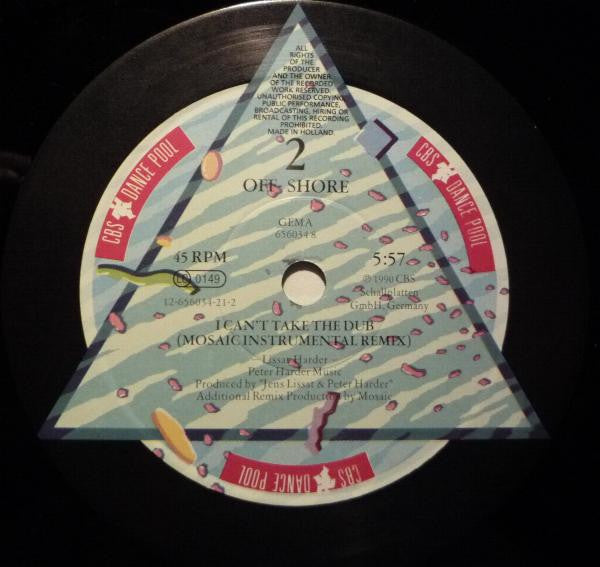 Off-Shore - I Can't Take The Power (Remixes) (12")