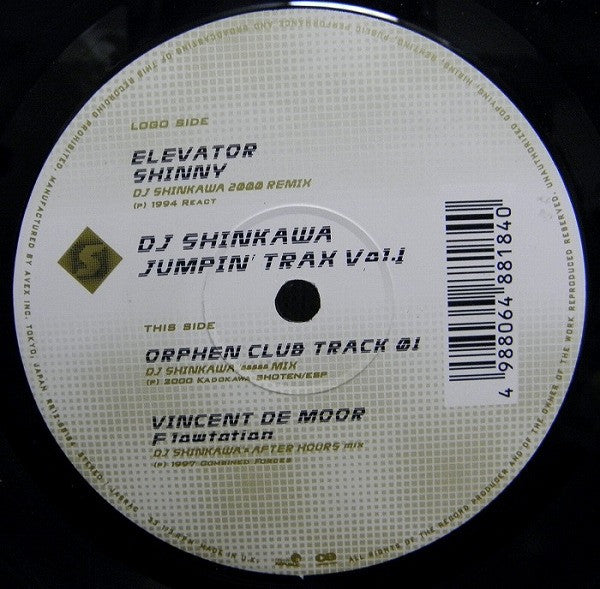 DJ Shinkawa - Jumpin' Trax Vol. 1 (12"")