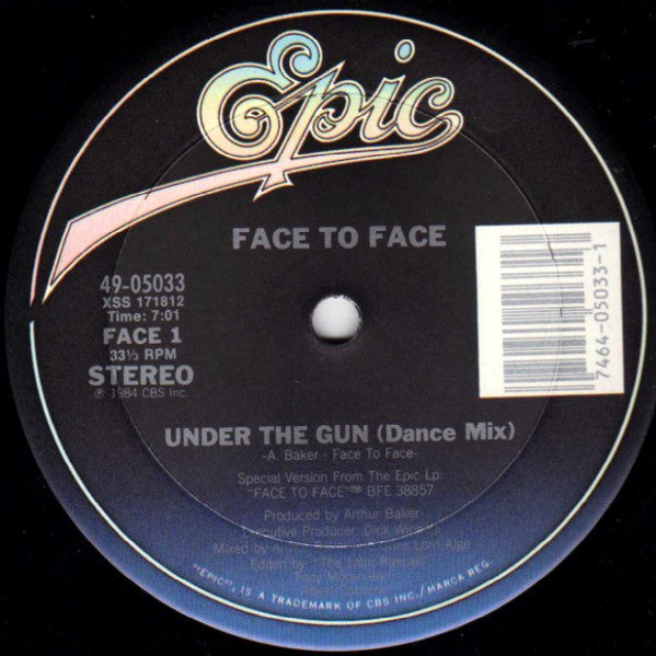 Face To Face (3) - Under The Gun (12"")