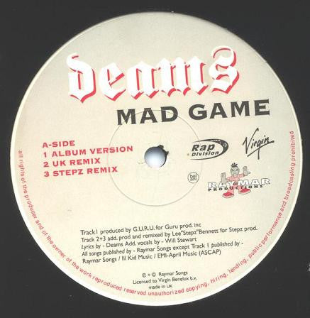 Deams - Mad Game (12")