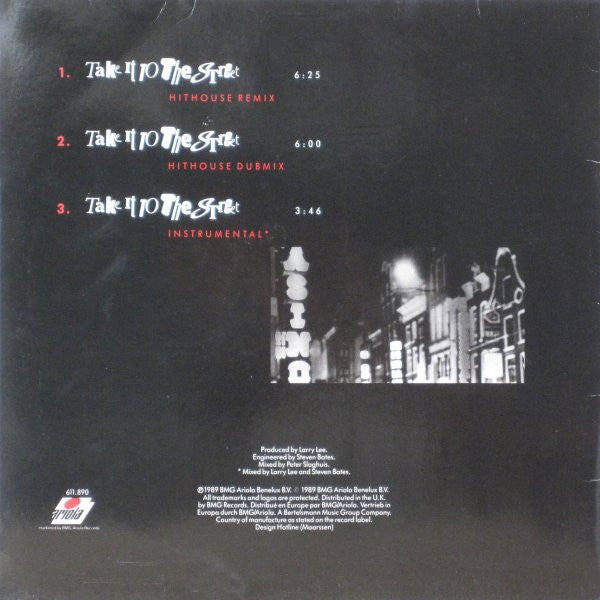 Novo Band - Take It To The Street (12"", Maxi)