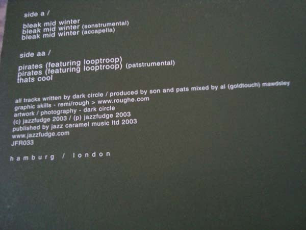 Dark Circle - Bleak Mid Winter / Pirates (12")