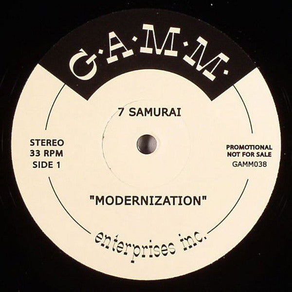 7 Samurai - Modernization / Havanna Strut / Bahia (12"", Promo)