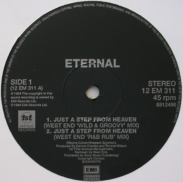 Eternal (2) - Just A Step From Heaven (12"")