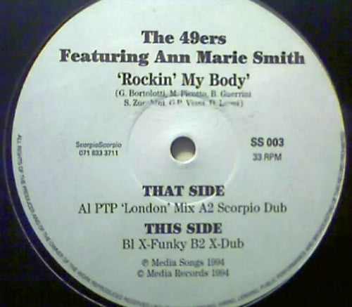 49ers - Rockin' My Body (12"")
