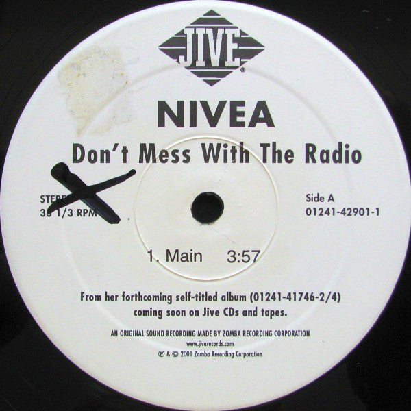Nivea - Don't Mess With The Radio (12")