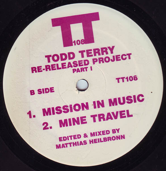 Todd Terry - Re-Released Project Part 1 (12")