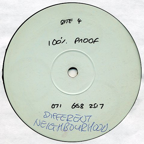 100% Proof - Different Neighbourhood (12"", Promo, W/Lbl)