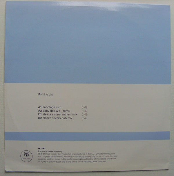 RH* - Fine Day (12", Promo)