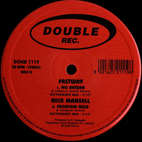 Fastway - No Return / Freedom Wild / Mystery / Stop & Go(12")