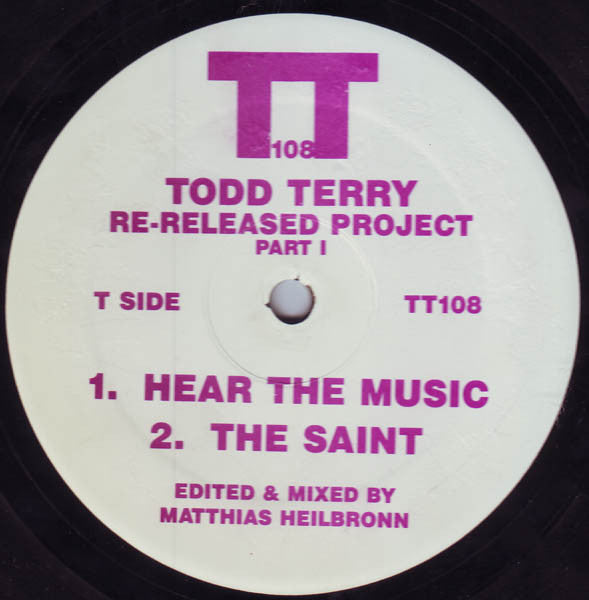 Todd Terry - Re-Released Project Part 1 (12")