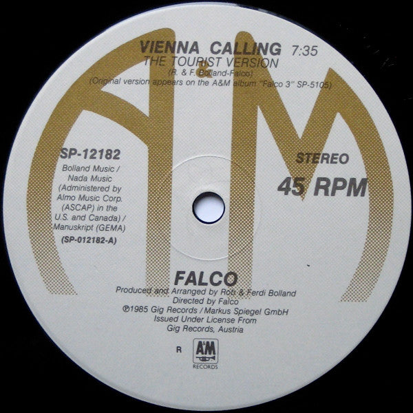 Falco - Vienna Calling (12"", Single)