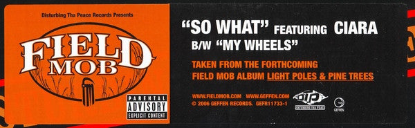 Field Mob - So What / My Wheels (12"")