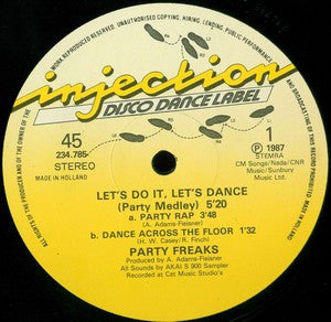 Party Freaks (2) - Let's Do It, Let's Dance (Party Medley) (12"")