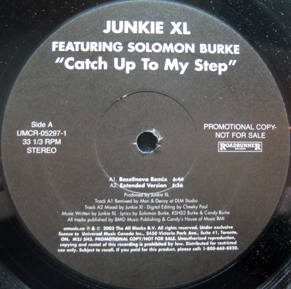 Junkie XL - Catch Up To My Step (12", Promo)