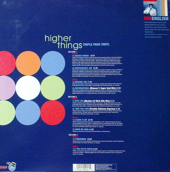 Kim English - Higher Things (3x12"", Album)