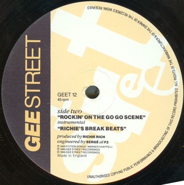 Richie Rich - Rockin' On The Go Go Scene (12", Single)