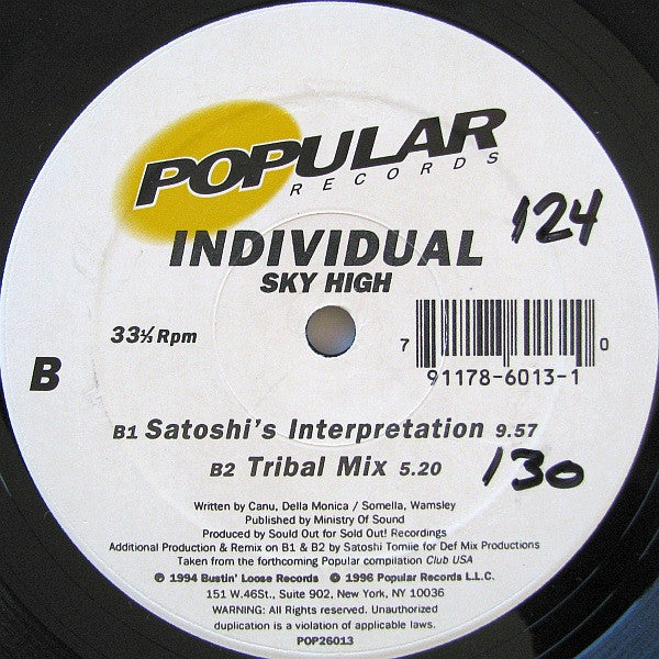 Individual - Sky High (12")