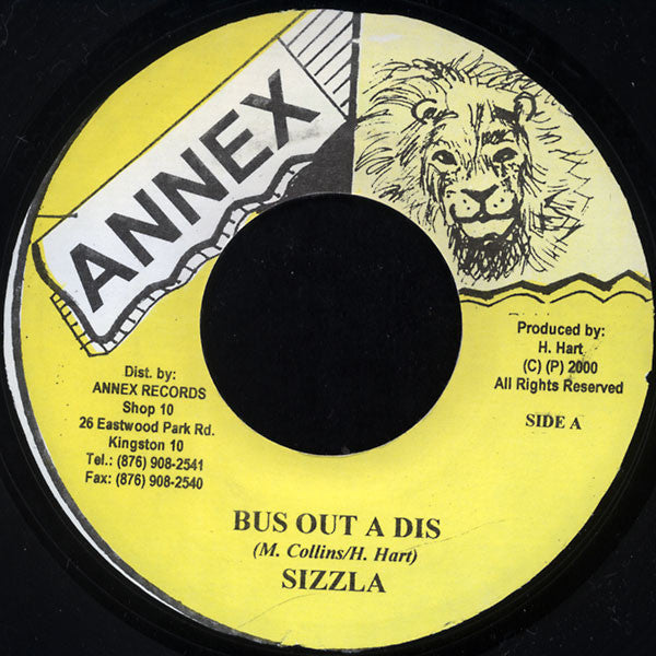 Sizzla - Bus Out A Dis (7"")