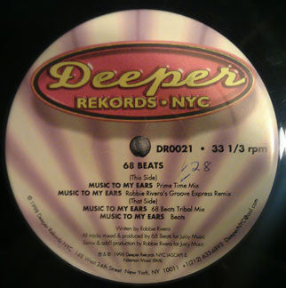 68 Beats - Music To My Ears (12"")