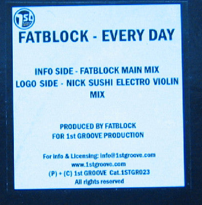 Fatblock - Every Day (12"")