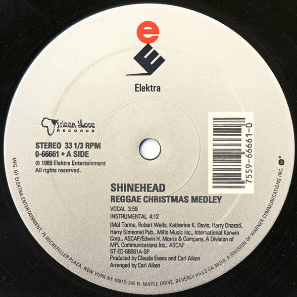 Shinehead - Reggae Christmas Medley (12"")