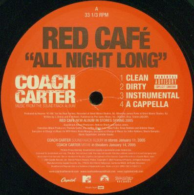 Red Café* - All Night Long (12", Maxi, Promo)