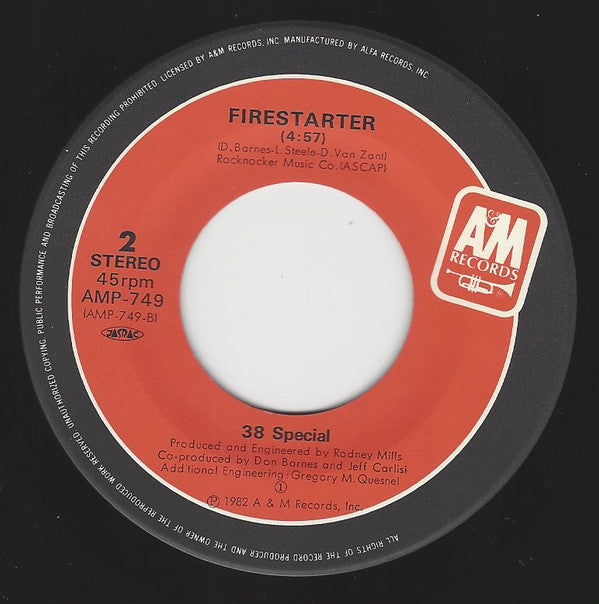 38 Special (2) - Caught Up In You = 想い焦がれて (7"", Single)