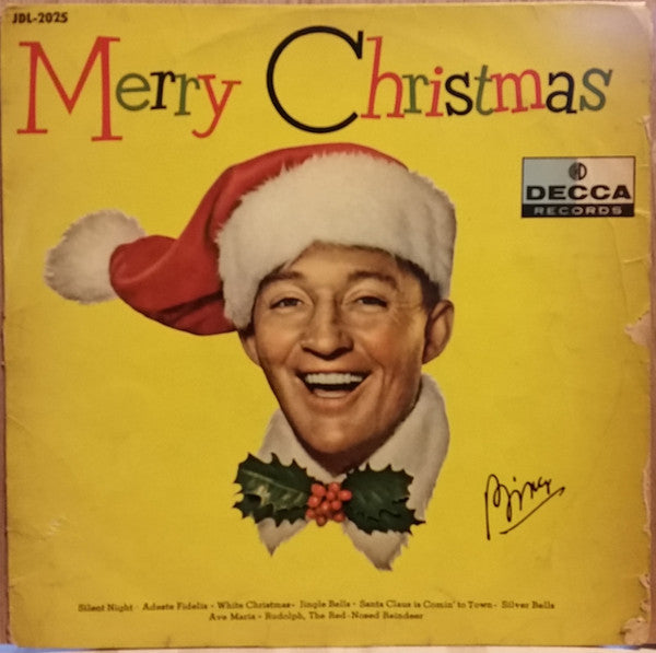 Bing Crosby - Merry Christmas (10"", Album, Mono, Yel)