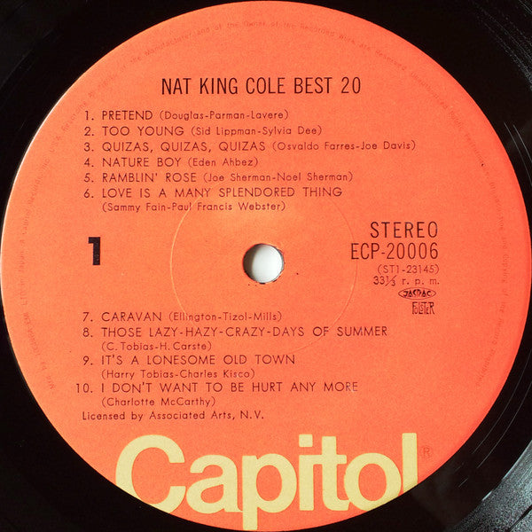 Nat King Cole - Best 20 (LP, Comp)