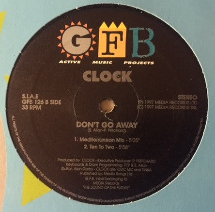 Clock - Don't Go Away (12")