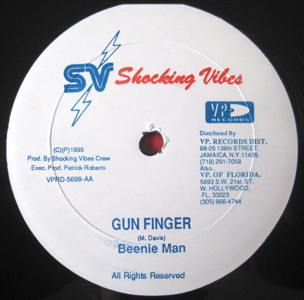 Beenie Man - Begging Peace / Gun Finger (12")