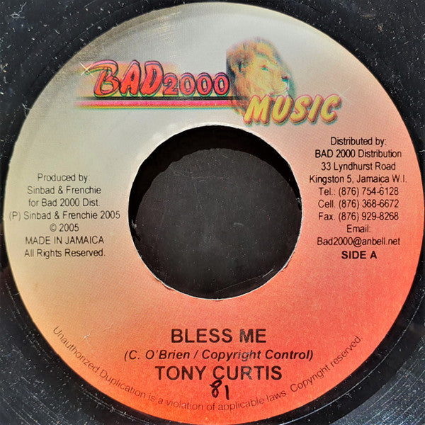 Tony Curtis - Bless Me (7"")
